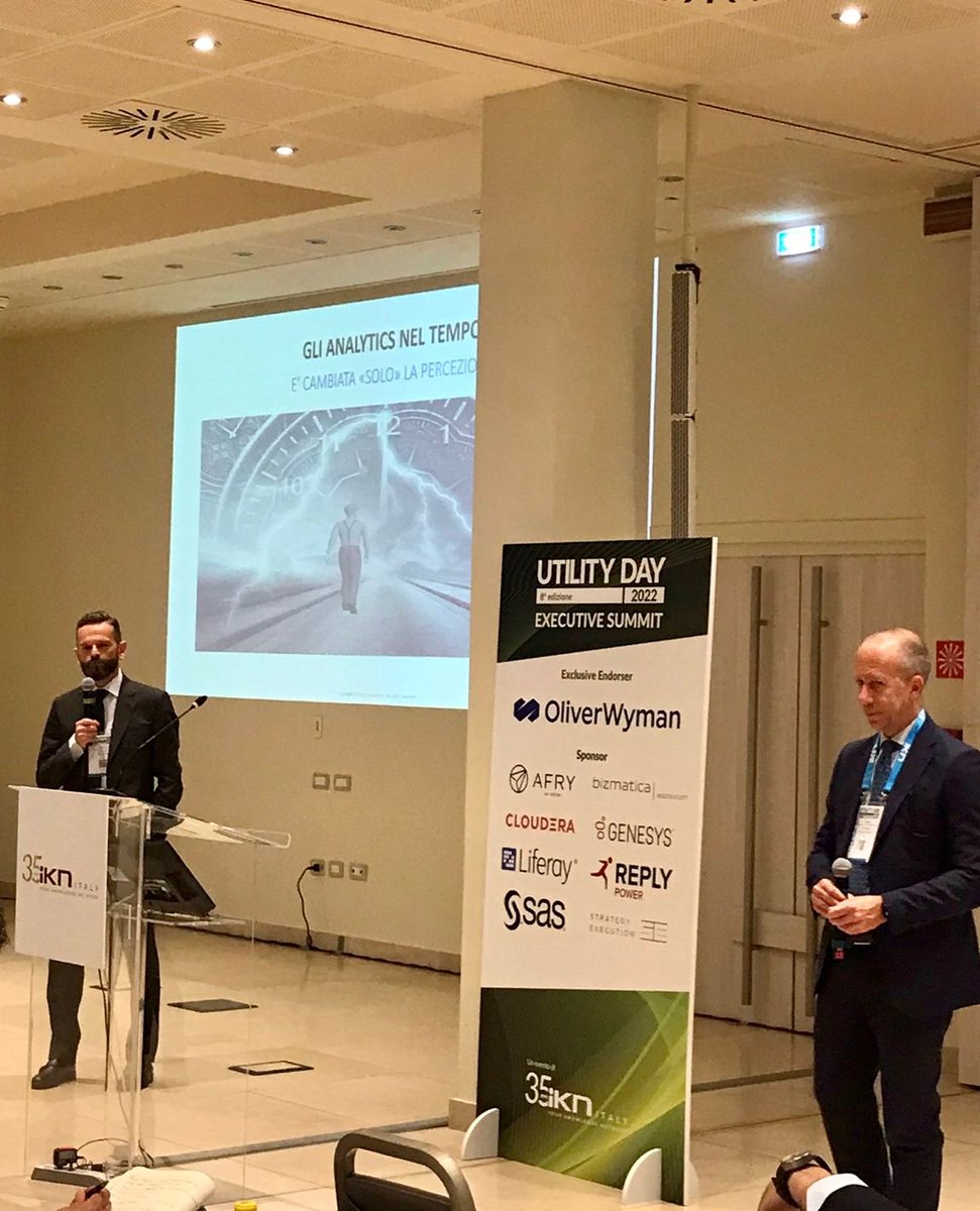 🔥 LIVE NOW 🔥
⚠ Continuano i lavori all’Executive Summit!

🎤 Francesco Frinchillucci - Sales Director SAS e
 Pierpaolo Maiolino  - Customer Account Executive SAS parlano di “La resilienza degli analytics nel settore Gas &amp; Power”

#UtilityDay è un #evento <a href="/IKN_Italy/">IKN_Italy</a>