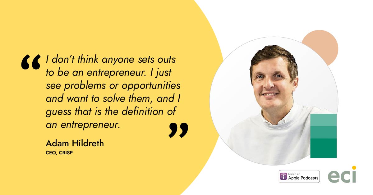 ECI Partners (@ecipartners) on Twitter photo Our latest Building Successful Businesses #podcast explores the journey of <a href="/adamhildreth/">Adam Hildreth</a> CEO of <a href="/CrispThinking/">Resolver, formerly Crisp</a> - how he got his start in <a href="/youngenterprise/">Young Enterprise</a> before founding Crisp at only 20 & how CEOs can stay innovative with one simple question! Listen now: spoti.fi/3aTt36w Our latest Building Successful Businesses #podcast explores the journey of <a href="/adamhildreth/">Adam Hildreth</a> CEO of <a href="/CrispThinking/">Resolver, formerly Crisp</a> - how he got his start in <a href="/youngenterprise/">Young Enterprise</a> before founding Crisp at only 20 & how CEOs can stay innovative with one simple question! Listen now: spoti.fi/3aTt36w