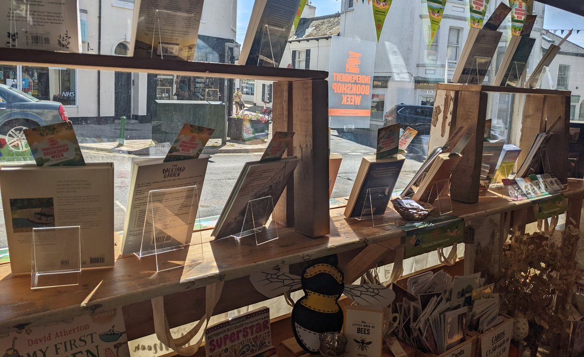 Starting to set up ready for this year's #indiebookshopweek with @booksaremybag the window is ready...
#books #bookshop #booklover #supportbookshops