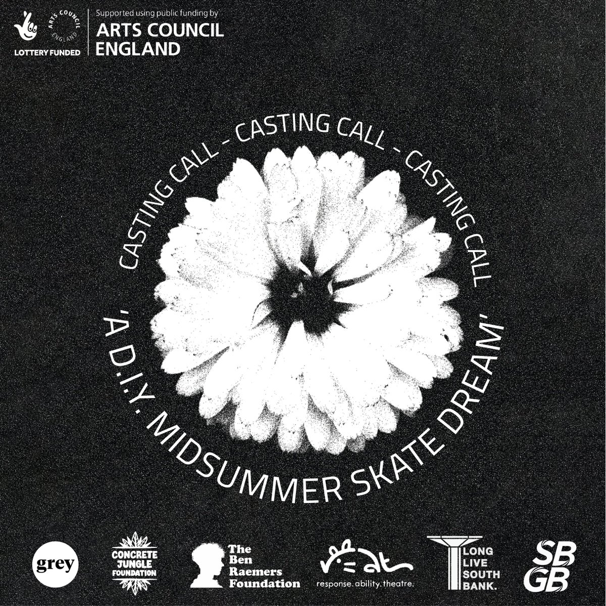 ✨CASTING CALL ✨
Opportunity to perform in A Midsummer Night's Dream at The Grove DIY Skatepark in SE London!
18 - 30?
Are you a skateboarder?
Or from the local community &amp; interested in performing in A Midsummer Skate Dream? 
Application form: forms.gle/dgtc31P69LJEsx…  (1/4)