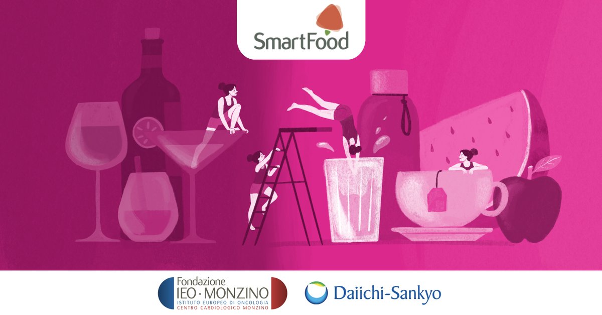 SmartFoodIEO's tweet photo. La voce della nutrizione #PinkPositive Edition: 
L’alcol, un fattore di rischio per la salute poco noto e come idratarsi in modo smart
Un podcast di @SmartfoodIEO con @Fond_IEOMONZINO e @DaiichiSankyoIT https://t.co/jMHLRpUinl #smartfoodieo https://t.co/AZigrNb6fi