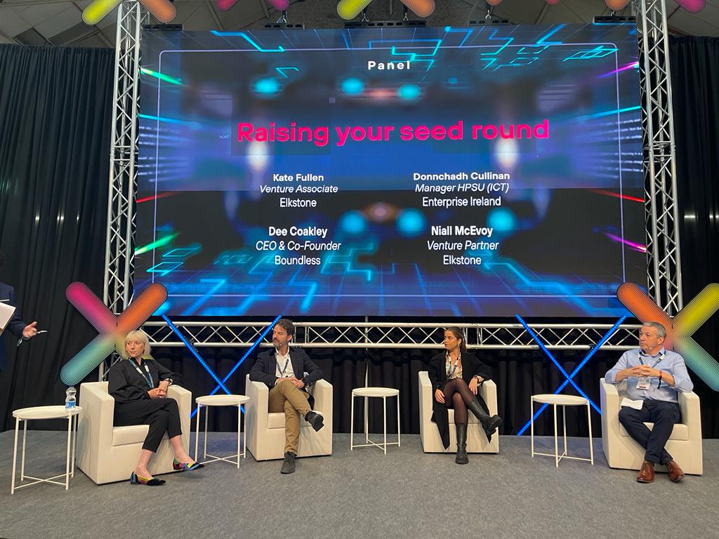 Dublin Tech Summit (@dubtechsummit) on Twitter photo ๐ฑ Raise your seed round with Niall McEvoy & <a href="/KateFullen/">kate fullen</a> (@ElkstonePartner), <a href="/DeeCoakley/">Dee Coakley</a> (<a href="/boundless_HQ/">Boundless</a>) and Donnchadh Cullinan <a href="/ei_dcullinan/">donnchadh cullinan</a> (<a href="/Entirl/">Enterprise Ireland</a>)
at the ๐Vision stage! They're on now! ๐ฑ Raise your seed round with Niall McEvoy & <a href="/KateFullen/">kate fullen</a> (@ElkstonePartner), <a href="/DeeCoakley/">Dee Coakley</a> (<a href="/boundless_HQ/">Boundless</a>) and Donnchadh Cullinan <a href="/ei_dcullinan/">donnchadh cullinan</a> (<a href="/Entirl/">Enterprise Ireland</a>)
at the ๐Vision stage! They're on now!