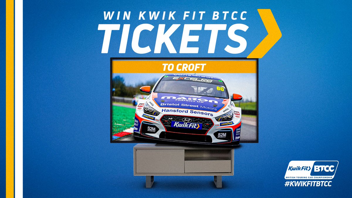 🏁Win 4 tickets to the Kwik Fit BTCC at Croft 🏁

5 winners will each receive 4 tickets for qualifying and race day. To enter, #RT&amp;F + leave us a comment letting us know your fave BTCC circuit. 

Ends 20/06/22. 

Full T&amp;Cs:  bit.ly/3xPQTt0

#kwikfitbtcc