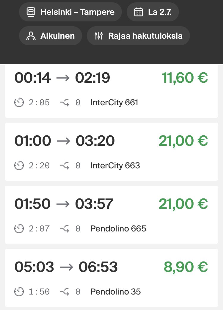 Weekend Festivalin ja Tuskan öiset lisäjunat pe-la ja la-su #Hämeenlinna’sta Helsinkiin ja Helsinki-Hämeenlinna-Tampere ovat nyt myynnissä VR.fi! 🎉 🎶🚆👌🏽 #wkndfestival #weekendfestival #tuska <a href="/HMLkaupunki/">Hämeenlinnan kaupunki</a> #tampere <a href="/tuskafestival/">Tuska Festival</a> #helsinki #suvilahti #kantola