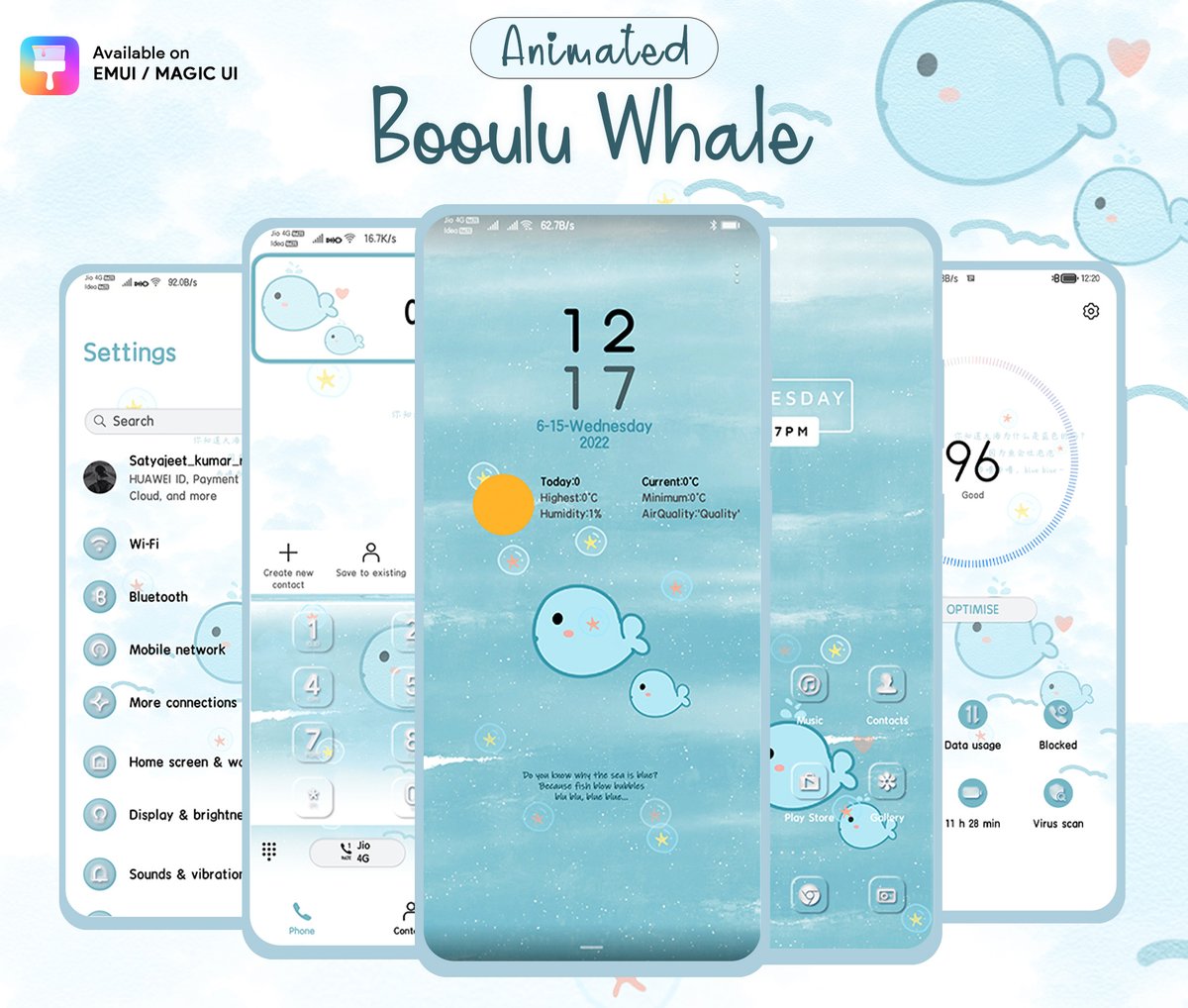 emui_themes's tweet photo. Booulu Whale Animated EMUI 11/10 | Magic Ui 3/4/5 | Harmony OS Theme 🥰🥰
😍😍 Get It Now 😍😍
Download Theme -
https://t.co/8OKpr94glv
#emui #HarmonyOS #emuithemes #magicuithemes #honorthemes #huaweithemes #emui10themes #magicui4themes #emui11 https://t.co/sz9LYQEuQF