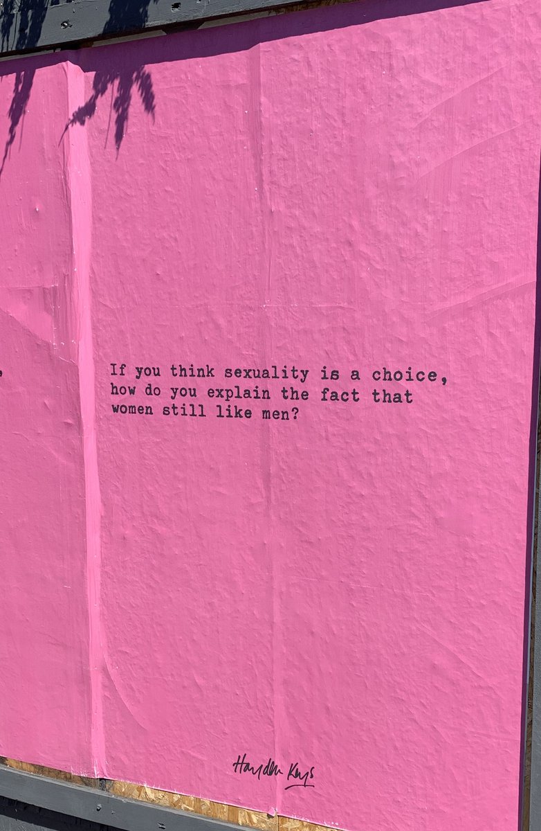 Spotted on Scotland Street. Loving the irony! Thank you <a href="/HaydenKays/">Hayden Kays</a> this made me laugh! #posterart #streetart #InternationalWomensDay #peoplemakeglasgow