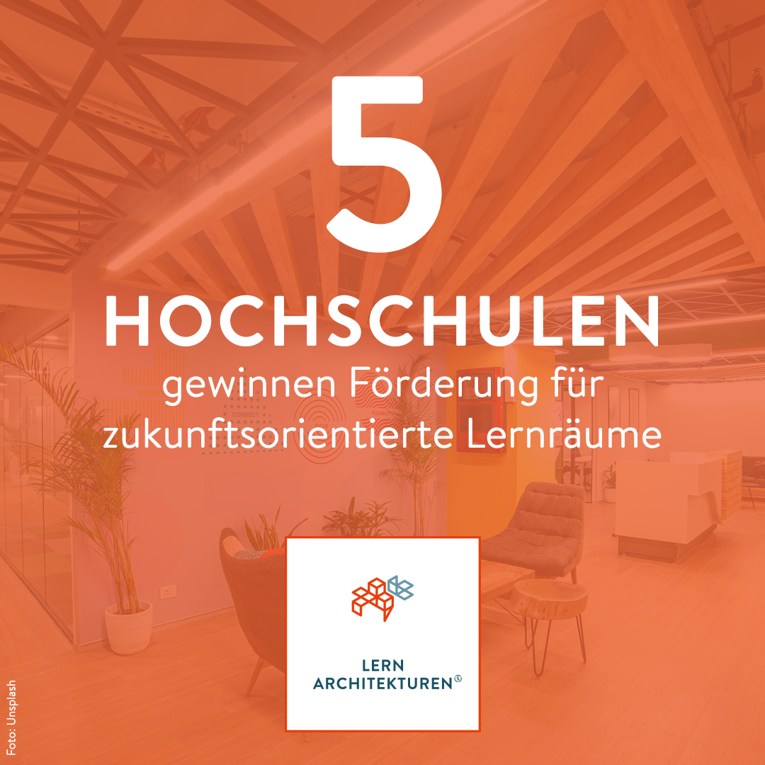 stifterverband's tweet photo. Neue #Lernorte gestalten: Die @TUBerlin, die @th_ingolstadt, die @Leuphana_Uni und die @uni_mainz erhalten für ihre herausragenden Konzepte zur Entwicklung zukunftsorientierter Lernräume jeweils 100.000 Euro. Mehr Info: https://t.co/xydWAm3Vzm #Raumlabore https://t.co/6Zhzfsl7xK