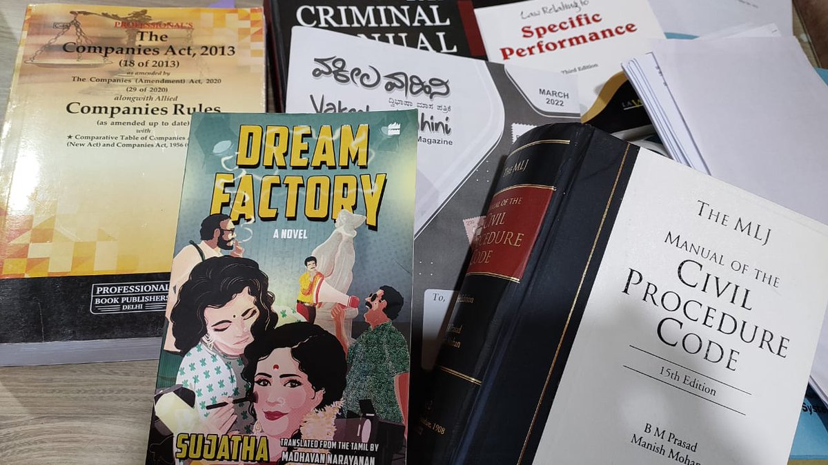 ramariyer's tweet photo. So,I was able to lay my hands on 'Dream Factory'translated Sujatha's 'Kanavu Thozhirsalai' by @madversity.Amid all my other readings, this was one I could not put down.Set in the 80's Kollywood this sure is a recipe for a masala movie. Now waiting for @amitvarma to ft @madversity https://t.co/HBYBHlF0re