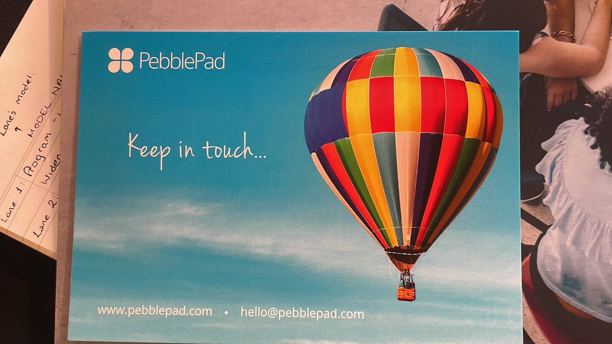 At the #MiniBash2022 - very informative first talk! Excited for the rest of the day (going to try and win some merch so WATCH THIS SPACE!) #pebblepad