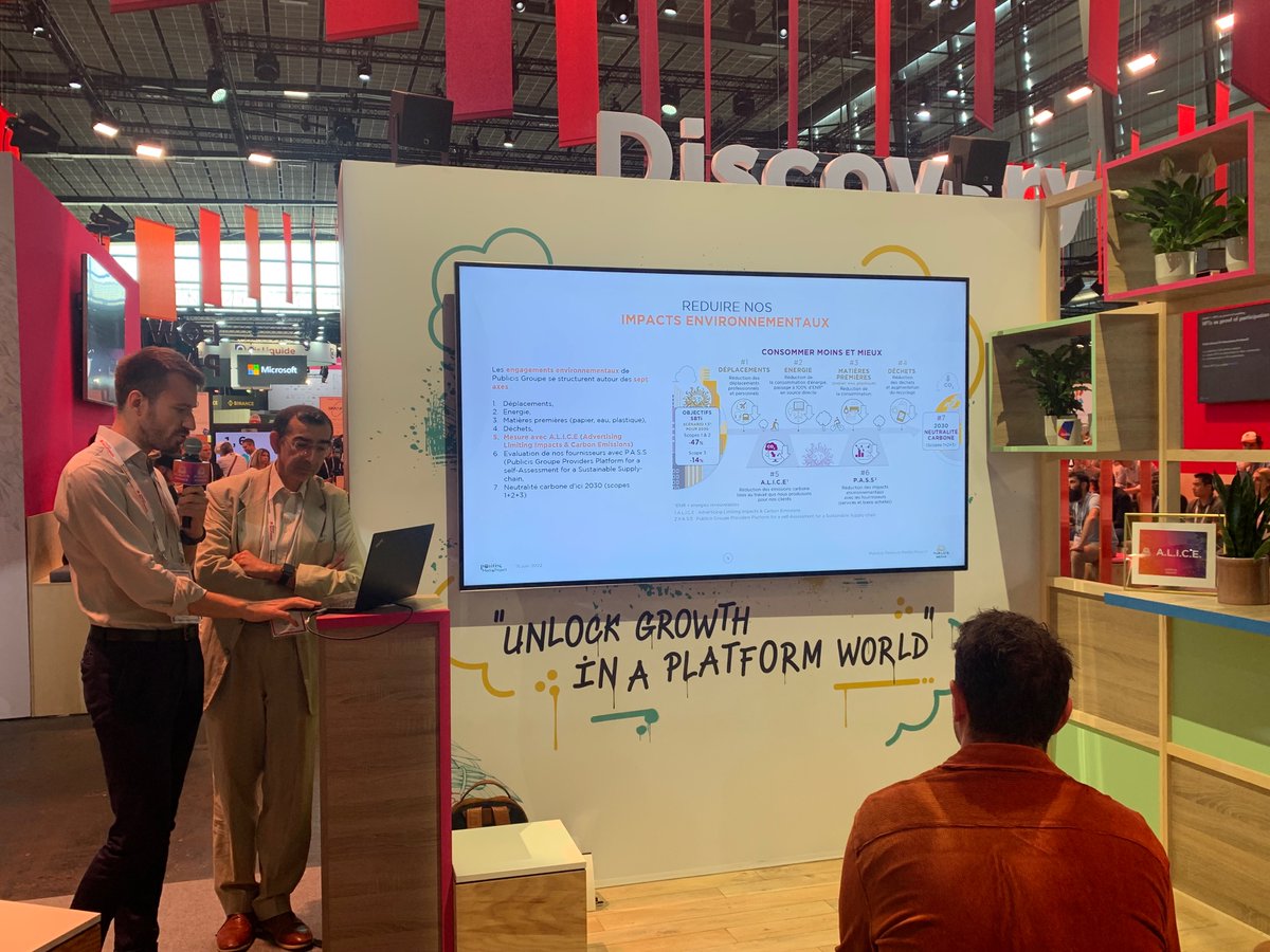 [J 1 | <a href="/VivaTech/">VivaTech</a> x #PositiveMediaProject ]
A.L.I.C.E est un outil calculateur carbone simple, accessible et facile d'usage. Il a d’ores et déjà permis une réduction de plus de 20% des impacts des campagnes publicitaires et projets évalués.
#NIBI #PositiveMediaProject