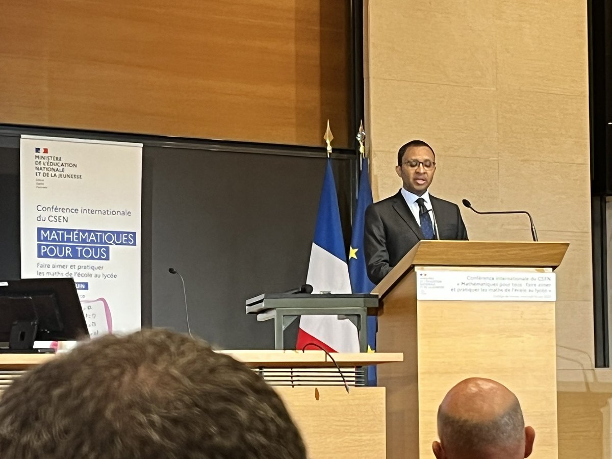 Philippe_Basler's tweet photo. Ouverture de la conférence internationale du @CsenOfficiel sur l’apprentissage des #mathematiques en présence du ministre @PapNdiaye.
Pour redonner sens, plaisir et améliorer les performances scolaires de ces enseignements scolaires. https://t.co/P5xLmJqB8c