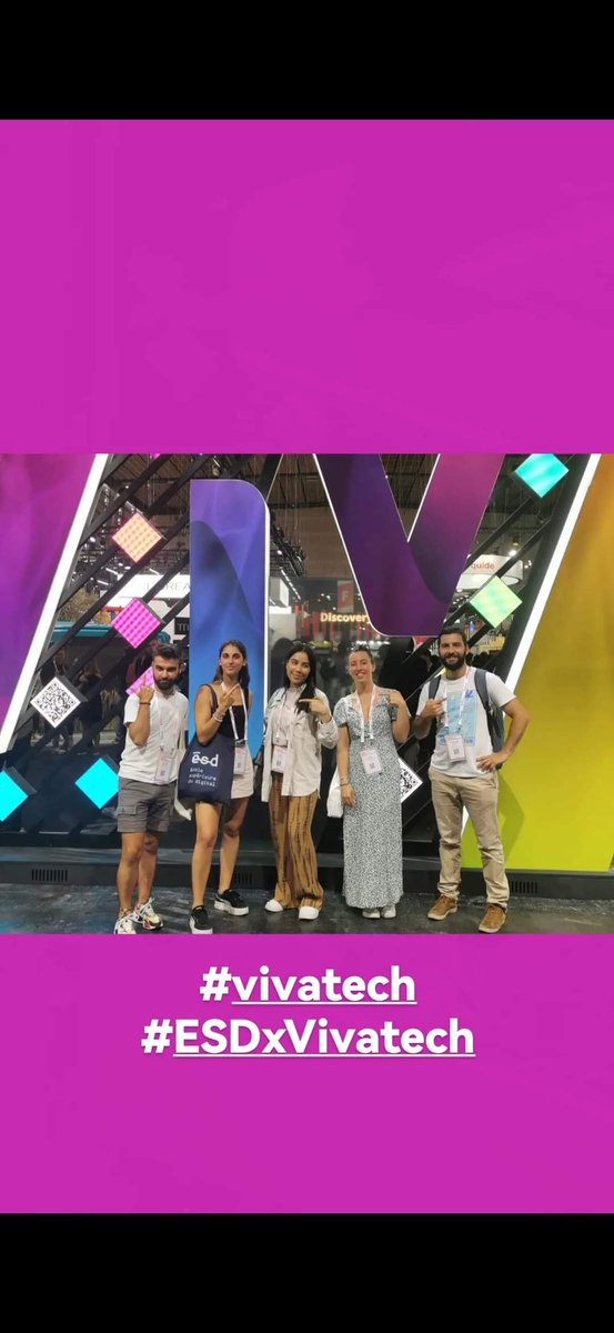 fingerintheweb's tweet photo. ESDxVivatech - Bien arrivés à Vivatech avec l’ESD. Prêts à accomplir nos différents challenges durant cette première journée ! https://t.co/vU7Ba5Cng1