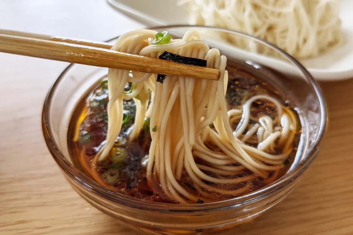 そうめん ごま油 ポン酢