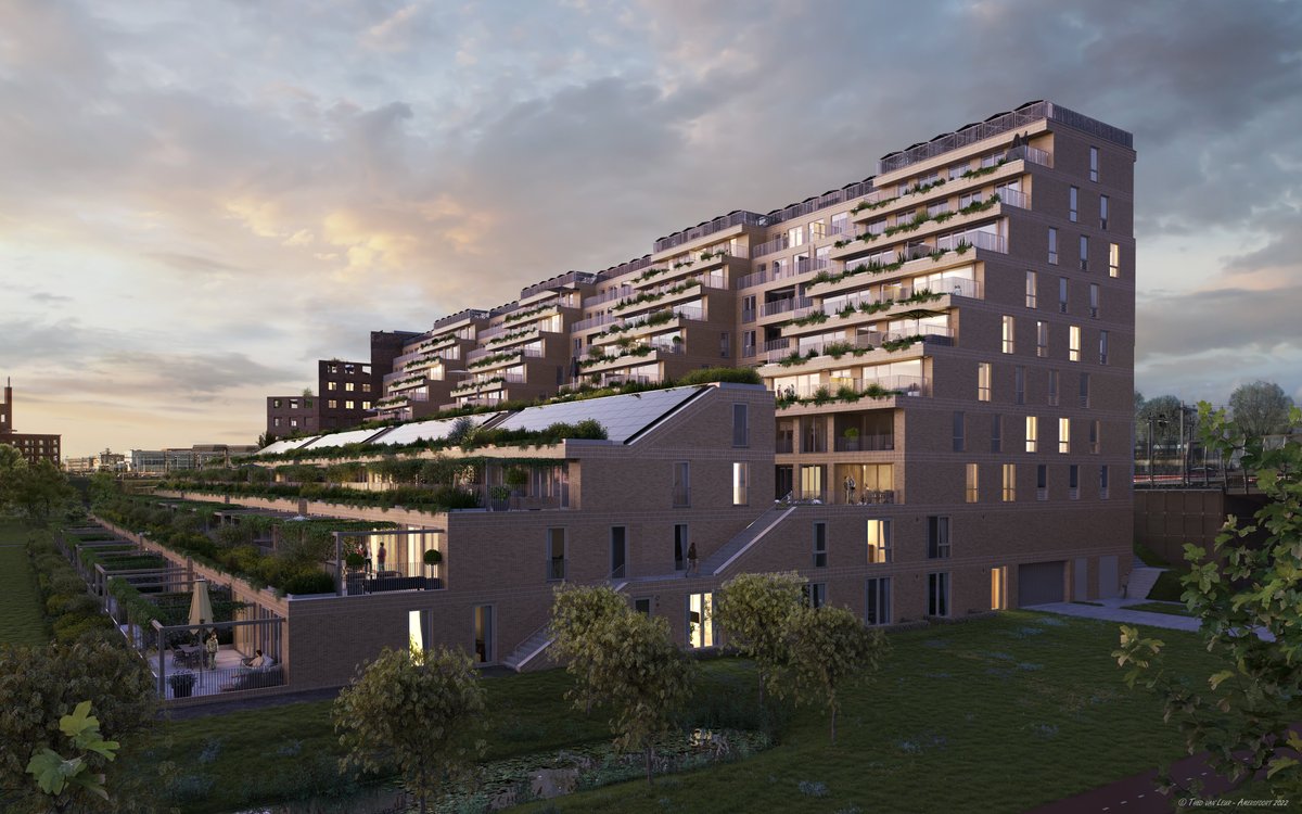 Heijmans heeft een overeenkomst getekend met Stichting OpMaat voor de KoopStart regeling. Dit geeft ons de mogelijkheid om woningen betaalbaar te houden door middel van een korting. Het eerste project waar wij woningen voor een betaalbare prijs aanbieden is Bellevue in #Utrecht.