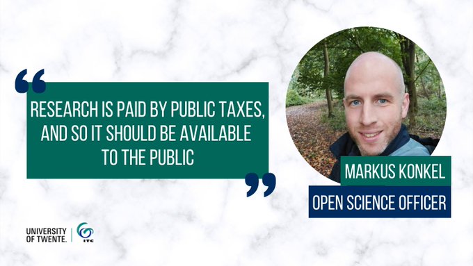 utwentedcc's tweet photo. What is #OpenScience really about?
On day 2 of UT's #OpenScience Week Markus Konkol will share his ideas in a talk titled: 'Misconceptions around Open Science'
Check the full program &amp; register:
https://t.co/fvsjz2LGg4 https://t.co/QkkFYZR6hW