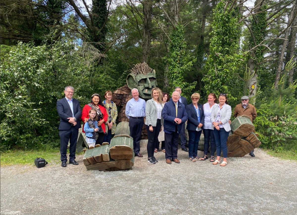 donegalcouncil's tweet photo. On Friday 10th June, Dungloe Tidy Towns officially opened ‘Tír na Draíochta’ the Land of Magic with the Cathaoirleach of the Glenties Municipal District, Cllr. Marie Therese Gallagher 

Full details - https://t.co/ge9OpmnRhN

#Donegal #YourCouncil https://t.co/pbTiNYuF3W