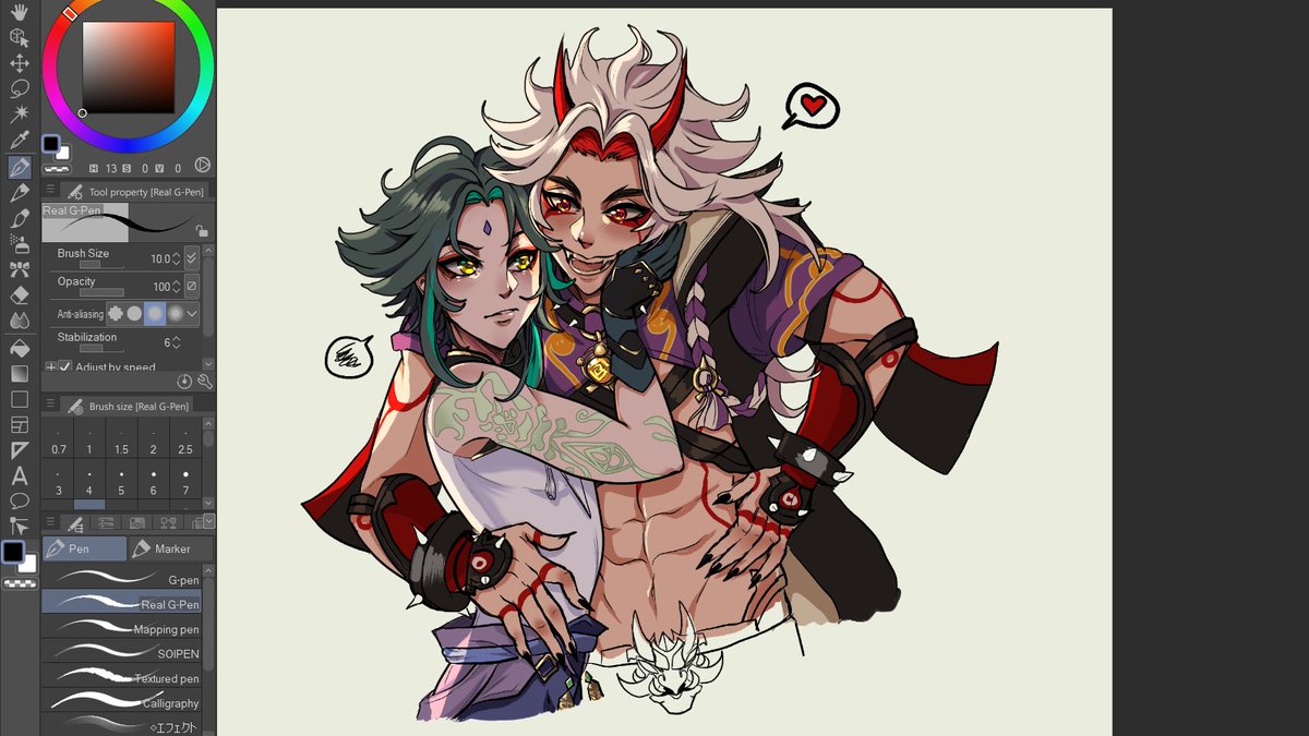 MAXIATT0's tweet photo. wip #ittoxiao https://t.co/q5MWPhQ2mb
