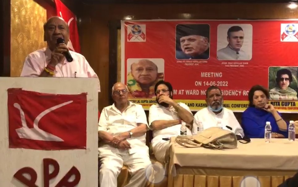 drgaganbhagat's tweet photo. Impressive meeting at #JammuEast organised by
#RitaGupta Chaired by 
@JKNC_ PPJ #RLGupta Sb ,Former Minister Babu Rampaul Ji, Former MLC Bashir Sb, YNC PP- @ajazjan Sb, Former MLA @BimlaLuthra2
@Drsheikhamina &amp; Vijay Laxmi Datta, @Tejinder013_NC &amp; Jugal Mahajan &amp; others. https://t.co/PZIx9CCrt6