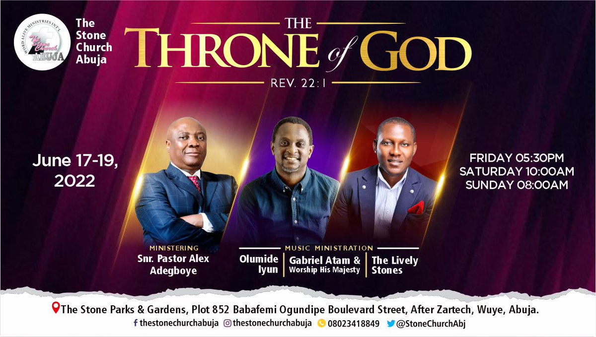StoneChurchAbj's tweet photo. Edging closer and closer to our Convention. 
🔸Save the date
🔸Take a screenshot
🔸Write it down
🔸Tell someone to remind you😅😉

You really don't want to miss this!

#TSCOnline #TSCAbuja #ThethroneofGod #conventioncountdown #Conventionloading #2022convention #riveroflife ❤️❤️❤️ https://t.co/O0RIPqxbFK