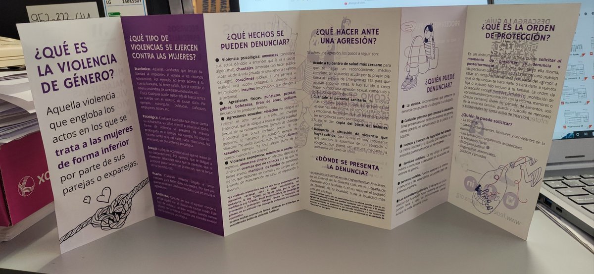 AgoraFederacion's tweet photo. ¡Ya tenemos los polidipticos en formato físico de nuestra guía para mujeres rurales víctimas de violencia machista! Esto surge dentro de nuestro proyecto '¡ROMPE EL SILENCIO!'. Podéis pasar por nuestra sede para cogerlas o consultar la guía extensa online: https://t.co/1gJAxJgrQe https://t.co/CSOYngEOu7