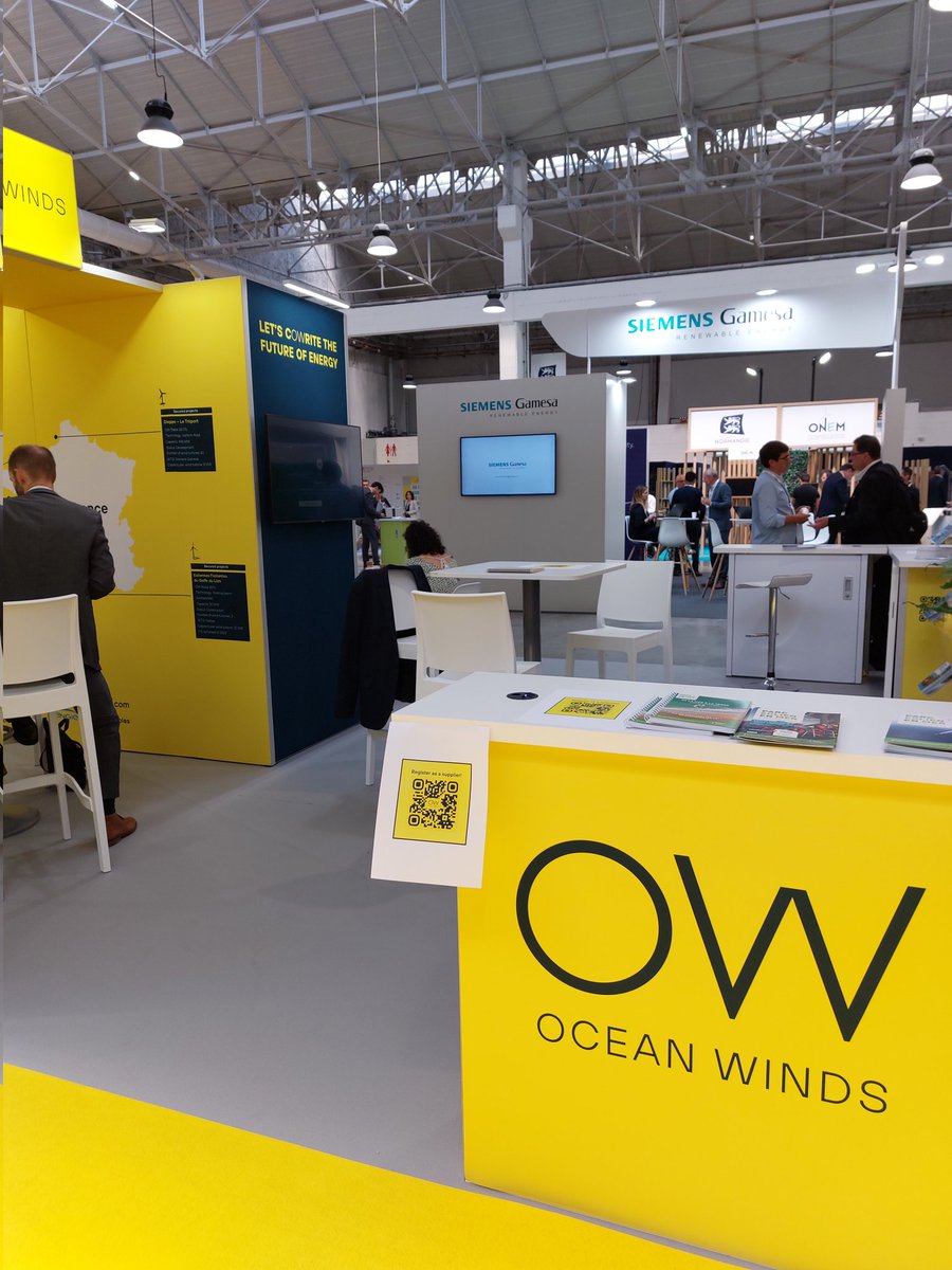 EoliennesMerYN's tweet image. [🌊#Seanergy2022] C'est parti ! Retrouvez-nous sur le stand de notre actionnaire #OceanWinds aujourd'hui et demain pour échanger sur l'actualité et le calendrier du parc #EMYN.
#eolienenmer #energiesmarinesrenouvelables #Normandie #LeHavre