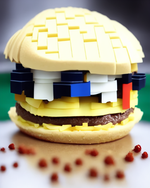 multimodalart's tweet photo. Latent Majesty Diffusion 1.6, by @dango233max and me is out

New stuff: better defaults, fixed inpainting, @laion_ai models, defaults lib on @huggingface and way more

Pics: Hot Pot King, Lego Burger, Tamagotchi Ghost Wanderer, a business angel 
 
https://t.co/8PPF3Vexx1 https://t.co/vyylnsOjGB