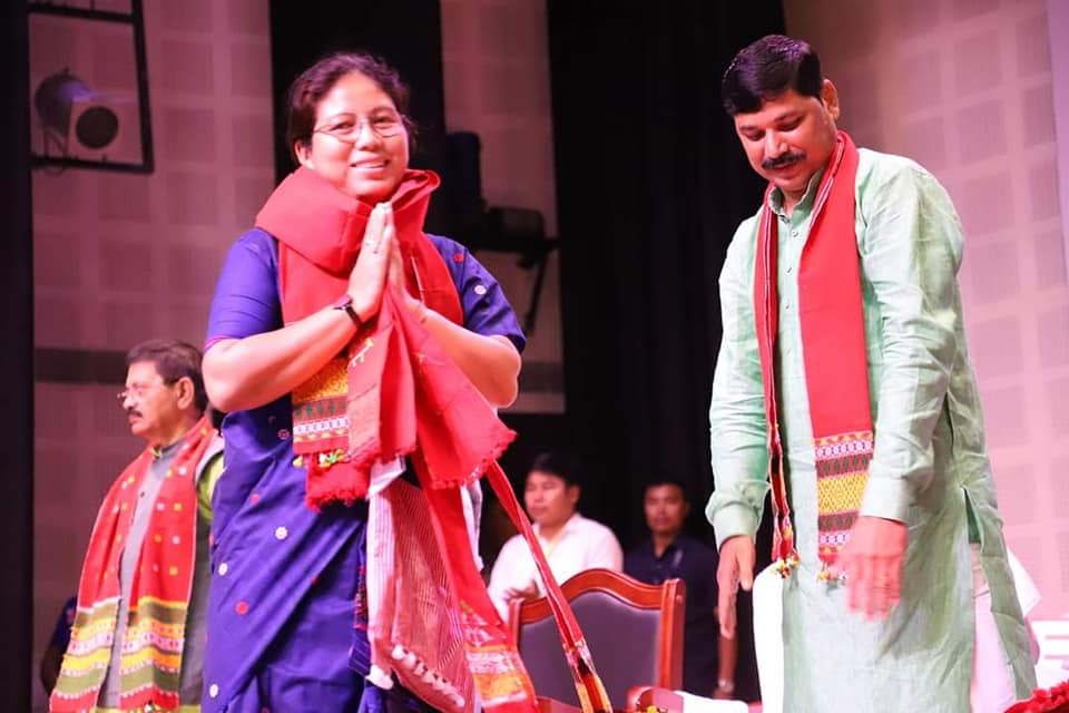 BJP4Assam's tweet photo. Hon'ble President @Bhabesh_KalitaR chaired a meeting at Diphu held to felicitate newly elected councillors of Karbi Anglong Autonomous Council.
Hon'ble respectively national Asst GS @PandaJay,GS(Org) @PhanindranathS3,Sah prabhari @PawanSharmabjp1, GS @idipluranjan were present. https://t.co/vLcnQ03GFM
