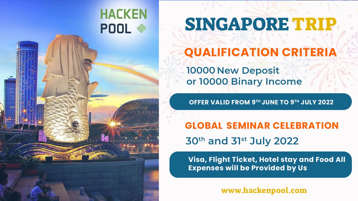 hackenpool's tweet photo. ✳️  HACKEN POOL ✳️ 

😎🤩Are you excited about this grand seminar and celebration?

✴️Be ready for the most amazing and exciting seminar. It can transform your life completely. So, don't miss out on this golden opportunity.✴️

👉 Let's meet in Singapore
🚀🚀🚀🚀🚀🚀🚀 https://t.co/iUdgCVf3ar