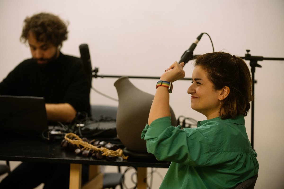 As part of our 2022 Hacklab series, Open Music Lab's Kimia Bani and Ben Osborn joined us to discuss how music and activism can best work together—an insightful and intimate discussion culminating in a beautiful improvised performance: soundcloud.com/ctm-festival/c…