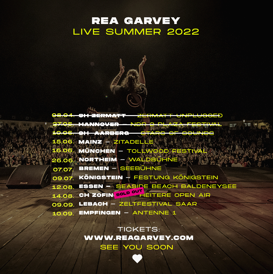 ReaGarvey's tweet photo. See you tonight in #Mainz !!! Still some tickets left 😍🎉 https://t.co/XICF19di1e
Let's rock !!
#ReaGarvey #livesummer #festival https://t.co/kpSjANnrde
