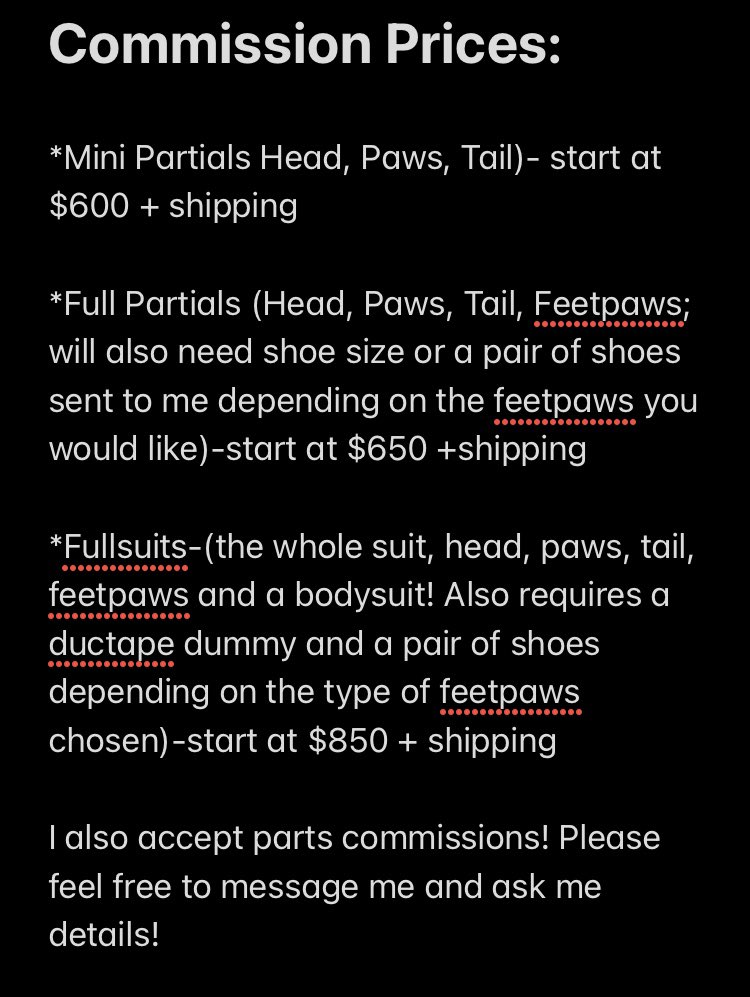 DergStudios's tweet photo. Welcome to my page! Please feel free to browse what I can offer!❤️

Here are my commission prices! Thank you for checking my work out! Message me if you have any questions, thank you!🐾 

-DerpyDergStudios https://t.co/tE2LI3BVqj