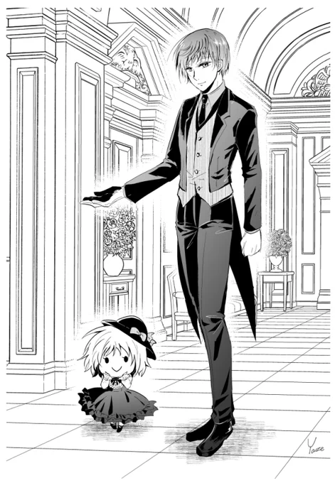 執事一期一振とお嬢様審神者…… 