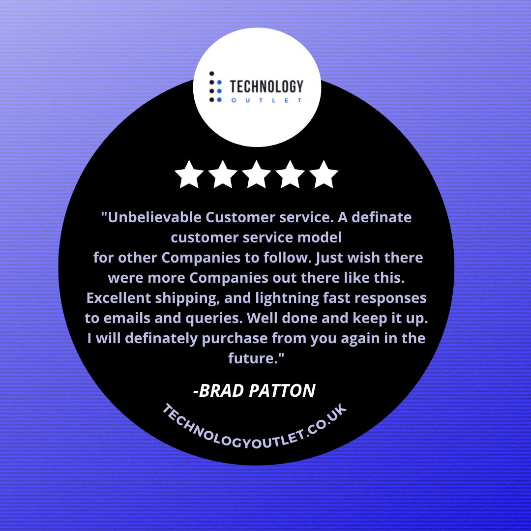 TechnologyOutl3's tweet photo. We love to hear your feedback! Were so glad your happy with the service. 

We have a 4.9 Trustpilot score. 

⭐⭐⭐⭐⭐ https://t.co/2mXVM74nGH