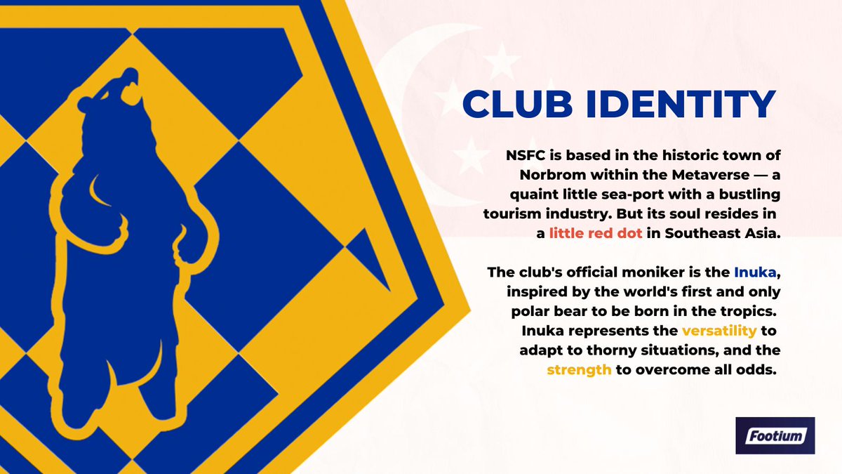 norbrom's tweet photo. 📢CLUB ANNOUNCEMENT:

The new owners of Norbrom Stanley FC would like to introduce themselves. @Footium #MajulahInuka https://t.co/o4KbJXPgyc