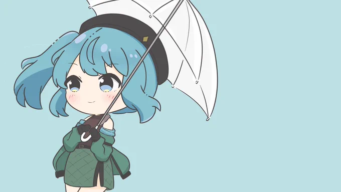 バイバイレイニー聴いてたら描きたくなったので落書き_φ(・_・
 #ほしまちぎゃらりー 