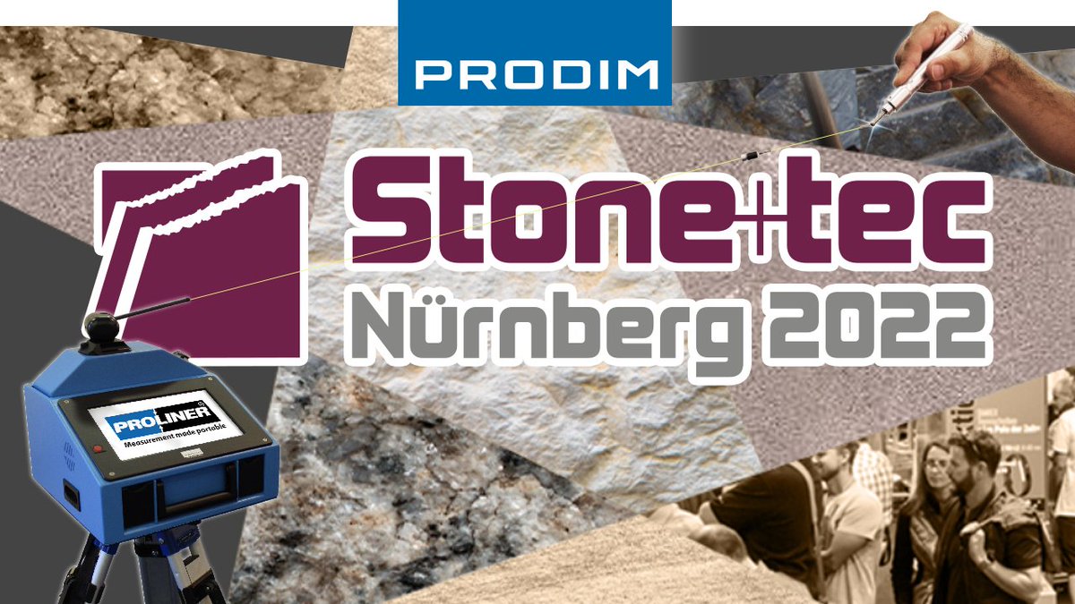 Prodim_Proliner's tweet image. We welcome you to see the Proliner digital measuring device and our Prodim Factory software in action at Stone+tec next week! 🤩  

Location
Nürnberg Messe
90471 Nürnberg
Germany

Prodim Booth
Hall: 12 – Stand: A01

 Date and time
22 – 25 June
(Wednesday – Saturday)