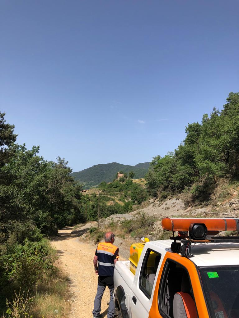 ProtCivilRipoll's tweet photo. Avui recorregut de vigilància preventiva amb el vehicle equipat amb equip extinció per la zona de l'ADF Catllar Montgrony 
#LesLlosses #Ripoll #ADF #ADF223 https://t.co/AD1uZrsCJv