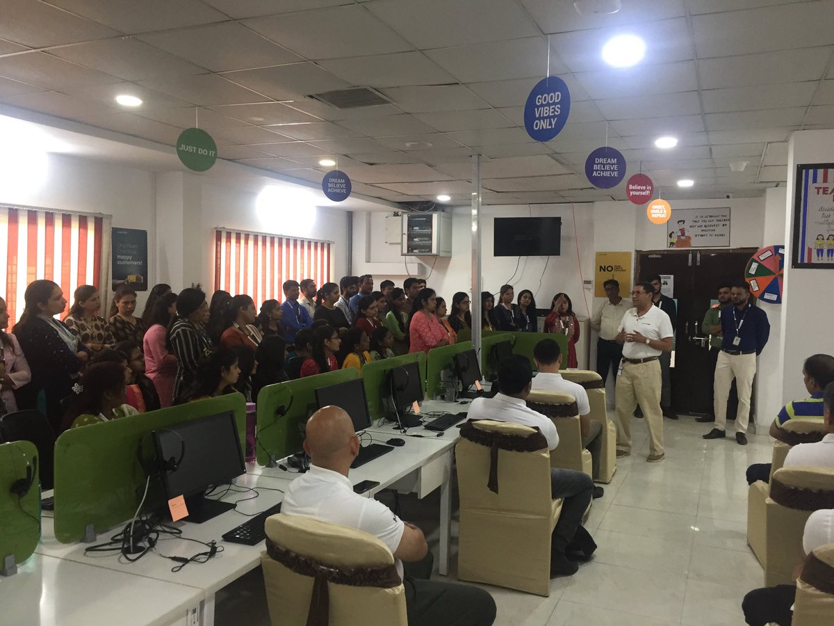 It's always wonderful to spend time with the young guns of the organization. Was in Nagpur and visited our call centre team, who have been doing afabulous job resolving ocustomers' queries. After spending time with them, the leadership team came backinspired.@GATIKWEIndia
