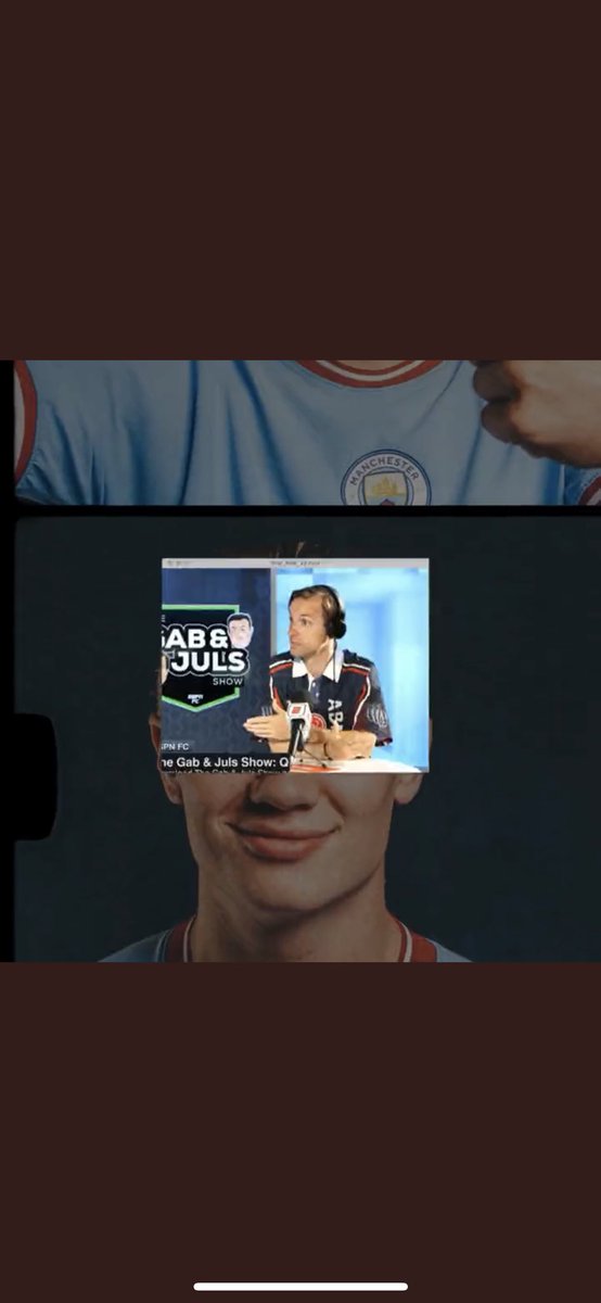 We made it into the @ManCity video of introduction of @ErlingHaaland! 🤩😍😎 @ESPNFC #GabAndJulsShow