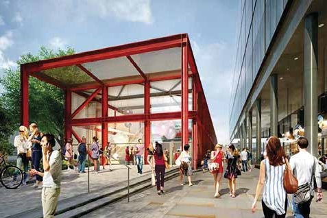 steelcoinfo's tweet photo. Exposed steel frame forms standout retail building at Bishops Square in London #EllandSteelStructures 
https://t.co/TlvCnkNhIo https://t.co/CydBKa3JP4