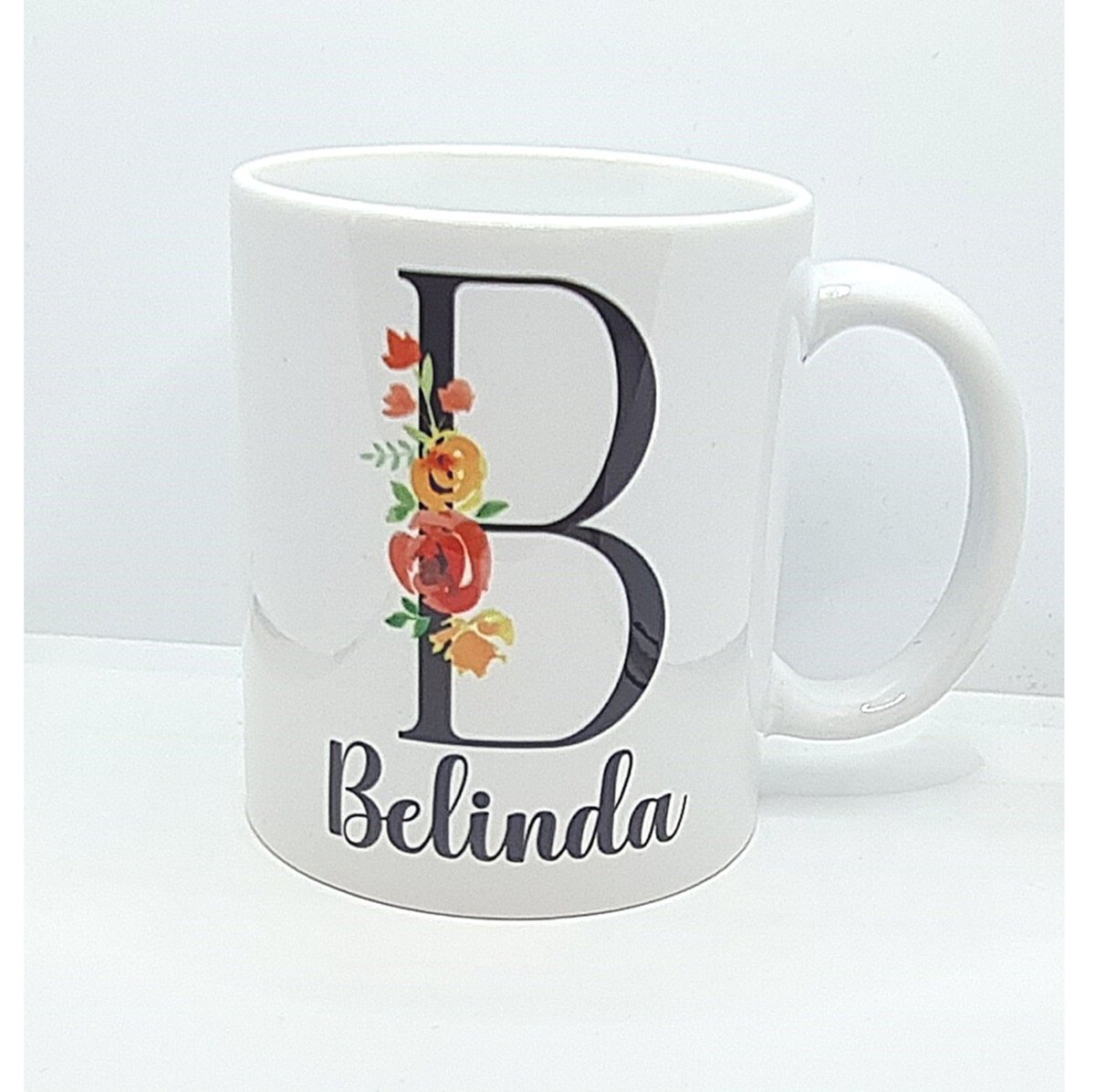 simplysarah72's tweet image. Spring Rose Personalised Mug with Initial and Name  #PersonalisedMug #FloweryMug #MugGift #PersonalisedGift