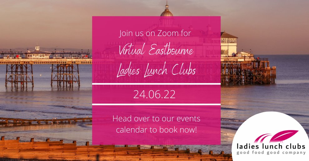 LadiesLunchx's tweet photo. Event alert!

Next Friday, on June 24th, we have our next event. Join us on Zoom for a virtual Eastbourne Ladies Lunch Clubs, sponsored by the wonderful Crown Wealth Consultants. 

#ladiesnetworking #womensupportwomen #ladiesthatlunch https://t.co/ZObu5RWAMi
