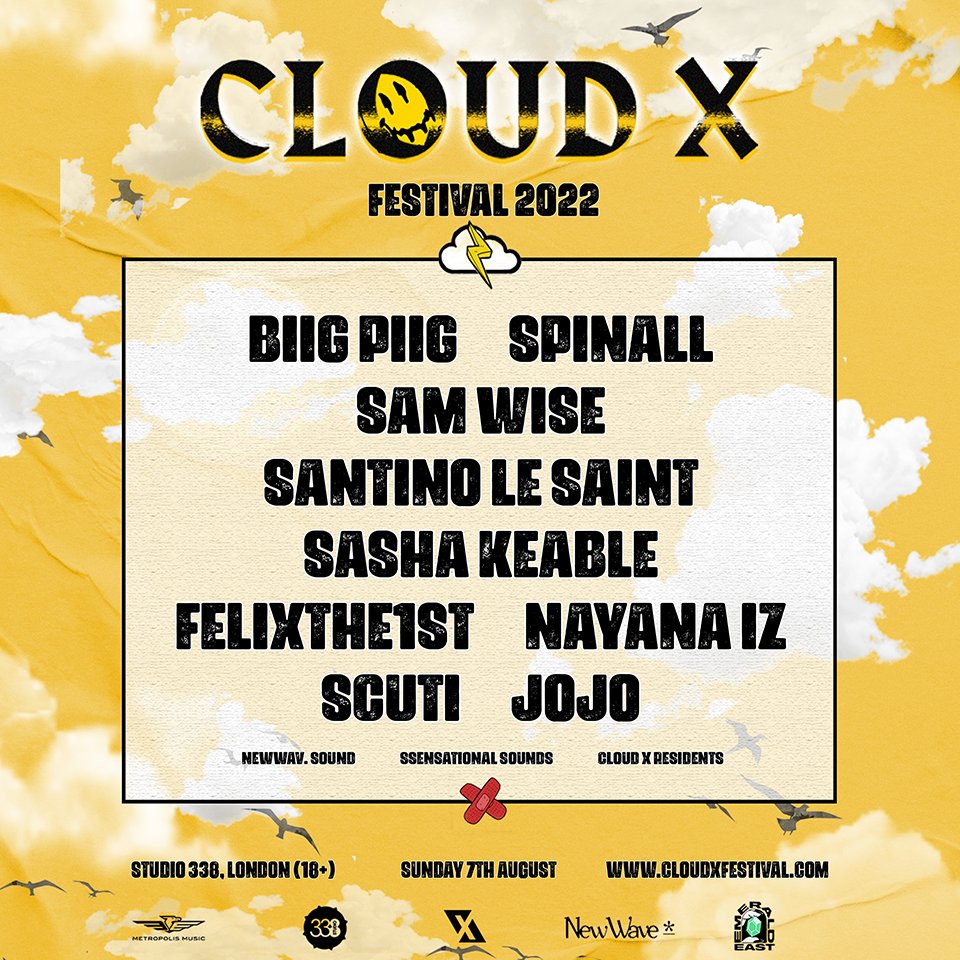ON SALE >> @cloudxworld returns to @studio338 this summer with the likes of @BiigPiigMusic, @SPINALL, @Samwiseldn, @santinolesaint, @sashakeable and many more 💥 Grab tickets now 👉 metropolism.uk/A4yW30sm0Sp
