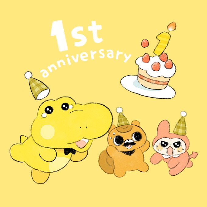 本日で「がんばれ!コッペパンわに」が1周年を迎えました🎂🐊
当時はこんなに長く描けるとは思っていなくて、日々応援してくださるファンの皆さまや声をかけてくださる企業さまには本当に感謝しています。ありがとうございます。
これからもコッペパンわにを見守ってもらえたら嬉しいです! https://t.co/mUenSmEypU 