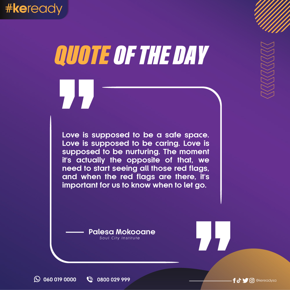 kereadysa's tweet photo. #QuoteOfTheDay

By Palesa Makooane from @SoulCity_SA 

#Keready #vaccineswork #speaktoadoctor #vaccinationsa #vaxxedyouth #letstalkvax https://t.co/F5owwrUNHy