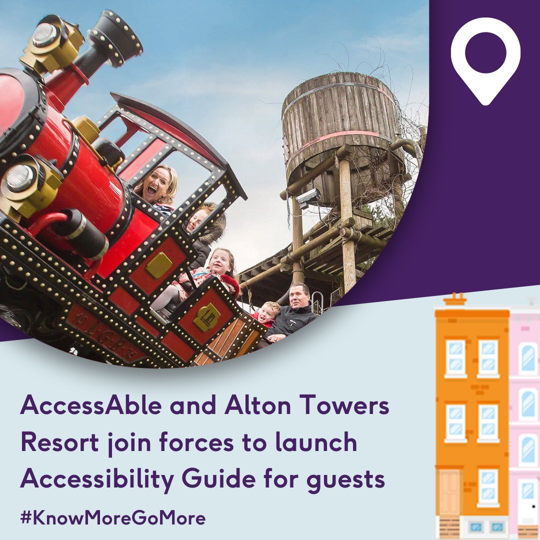 AccessAbleUK's tweet photo. Alton Towers Resort  has become the first theme park to partner with AccessAble as part of their wider journey to improve access for all. @altontowers has worked with AccessAble to create Detailed Access Guides for over 100 areas of the Resort. Learn more: https://t.co/yDLUhdHMvf https://t.co/V5z45mqMHY