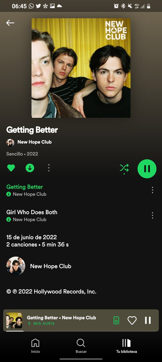 in argentina it's 6am but don't matter when treats of stream 'getting better and girl who does both' 🫶🏽🫶🏽🫶🏽 #NHCOnRadio1