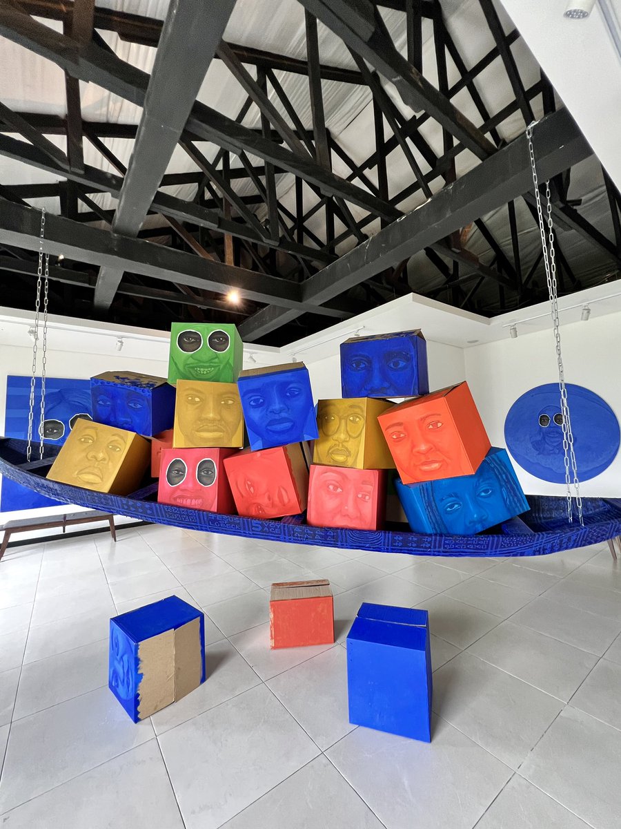 PNavigating's tweet photo. We’ve missed twitter!! We’re back from our little break 🥰
Here are photos of this gorgeous art gallery in Asokoro. 
Retro Africa. https://t.co/rMCgNS9MOL