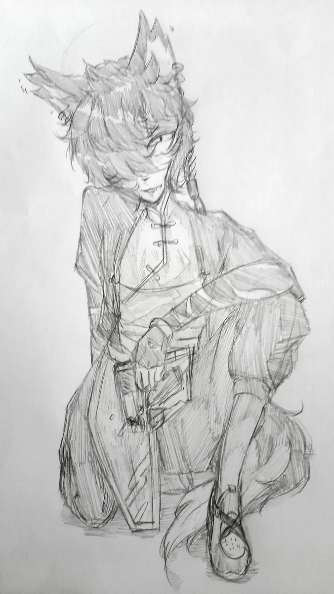 xxNoLongerHuman's tweet photo. 🐈 without coat rkgk

#illustration #sketch #aak #阿 #ア #Arknights #明日方舟 #アークナイツ #イラスト #イラスト練習中 #絵描きさんと繋がりたい #絵柄が好みって人にフォローされたい #イラスト好きな人と繋がりたい https://t.co/SJIe5ZBvdp