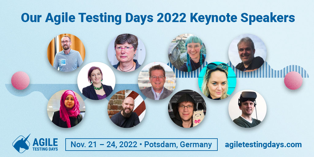 Learn from the Crème de la Crème of expert speakers in the #software #testing industry! 
Our keynote speakers for #AgileTD 2022 will be: 
<a href="/gwendiagram/">Gwen Diagram</a> <a href="/LenaPejgan/">yes</a> @Der_Pesse <a href="/PvanEnkhuijzen/">P. van Enkhuijzen</a> <a href="/Parveen_Khan10/">Parveen Khan🚢</a> <a href="/FionaCCharles/">Fiona Charles</a> <a href="/mentorafrika/">Dr. Melissa Sassi 👑🐧🌍</a> @VinWijNL &amp; more!
bit.ly/33bpuVv